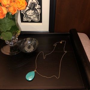 Turquoise Medallion Necklace